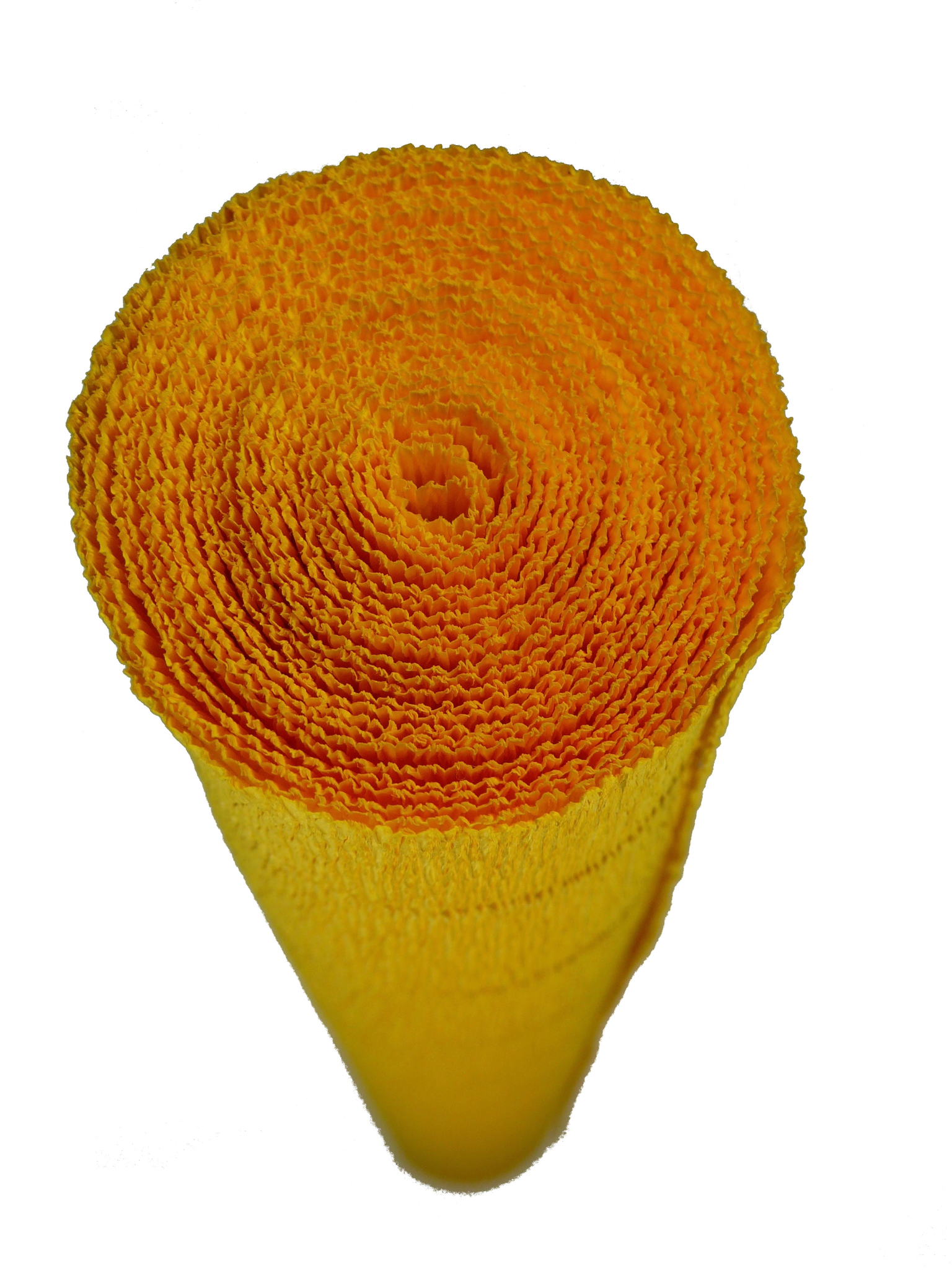 Rollo de papel crepé, papel crepé italiano premium de 3.17 oz, amarillo