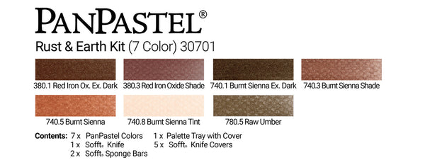 Panpastel Basic Colors Set of 7
