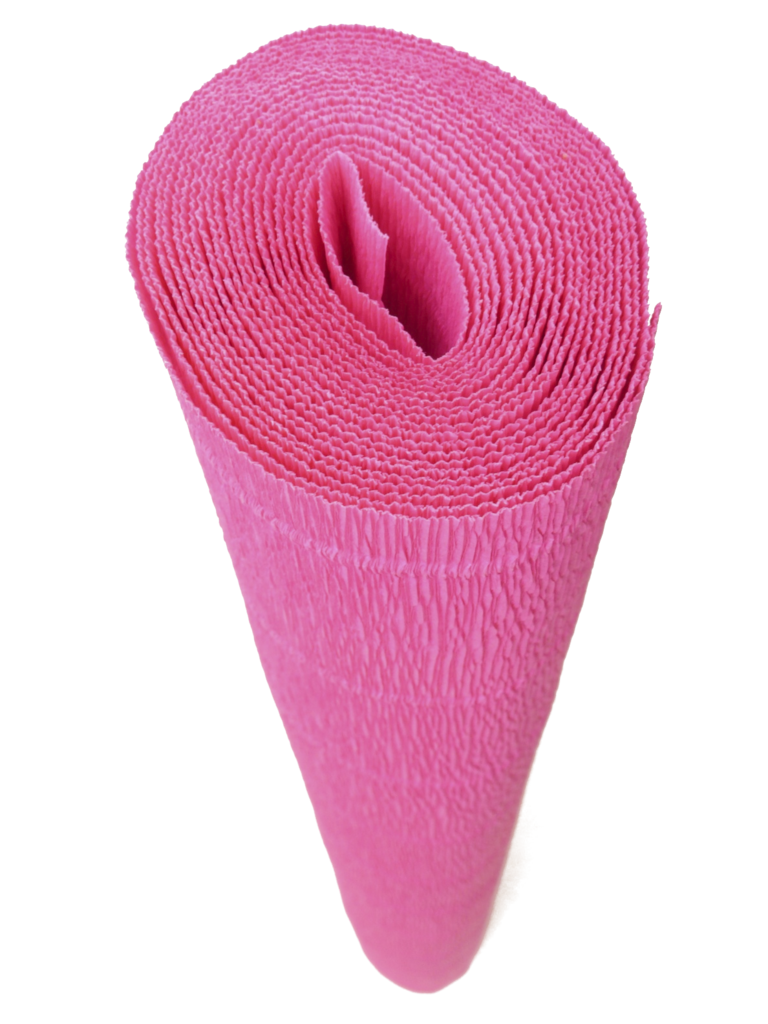 70g Premium Crepe Paper Roll for Flower Making White Green Pink Crepe Paper  Sheets Streamer,10in Width, 8ft Length (Pink)