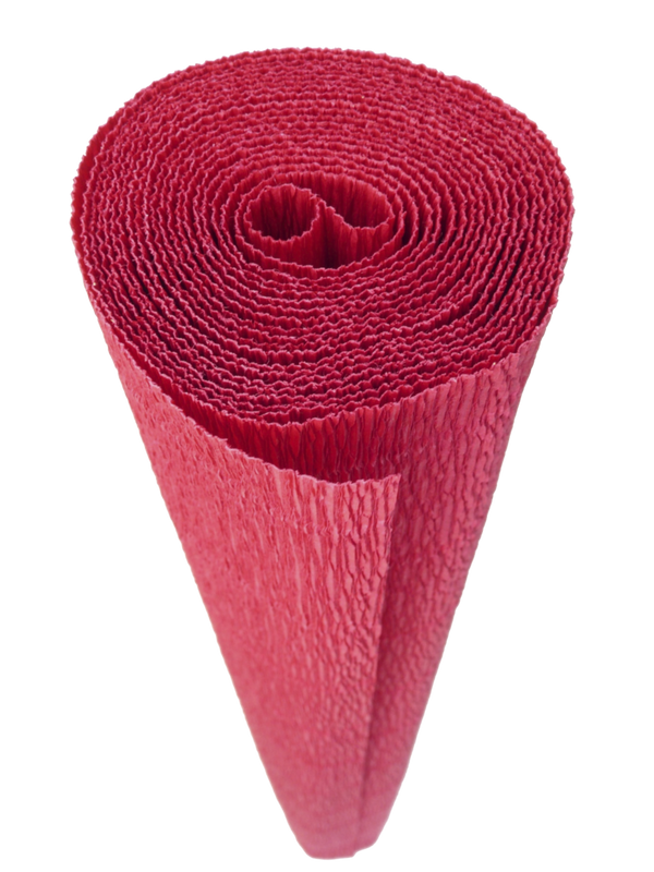 Italian Crepe Paper 180g 584 Cardinal Red – Flowers With a Secret